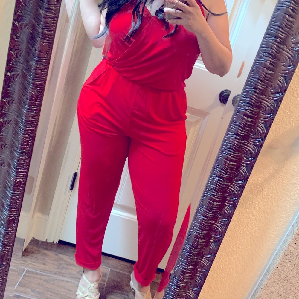 Red 1.State Jumpsuit